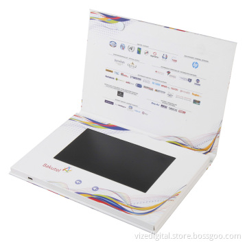 7 Inch Advertising Video Greeting Card in High Quality